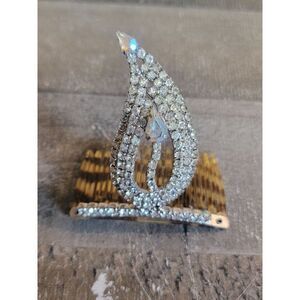 Sequin silver‎ teardrop hair pin piece accessory
